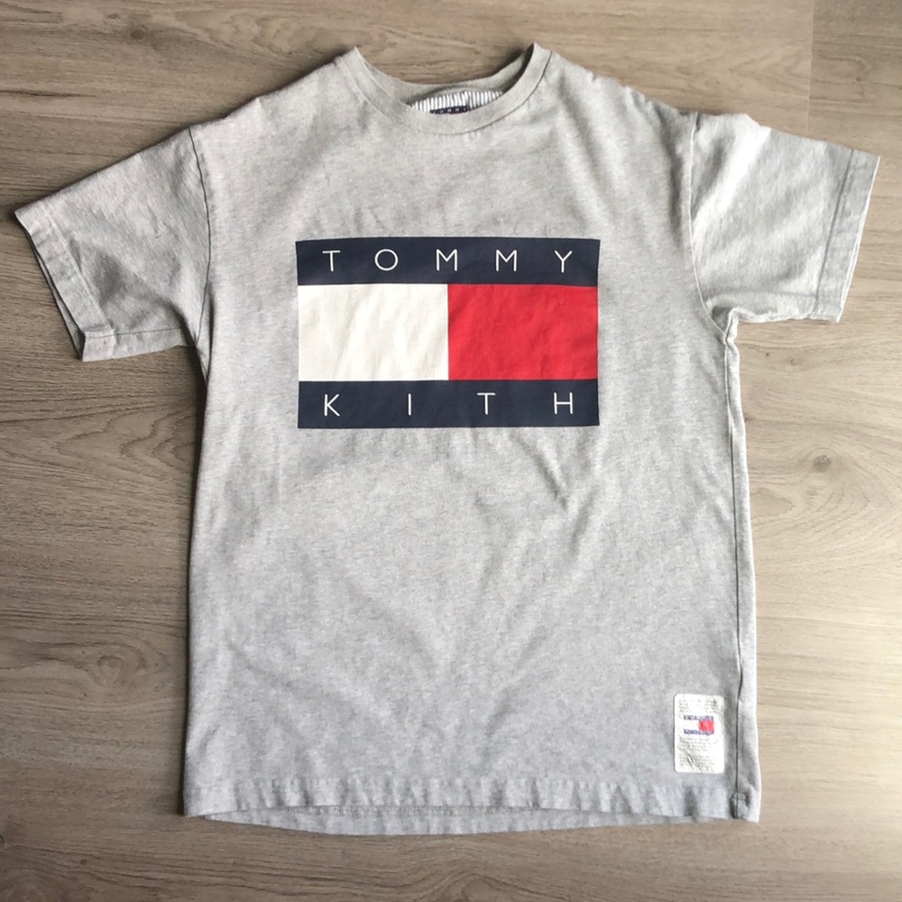 Kith x Tommy Hilfiger Flag Tee Grey XS